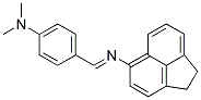 N-(4-(DIMETHYLAMINO)BENZYLIDENE)-5-ACENAPHTHENAMINE Struktur