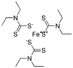 IRON(III)N,N-DIETHYLDITHIOCARBAMATE Struktur