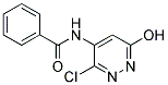 N-(3-CHLORO-6-HYDROXY-4-PYRIDAZINYL)BENZAMIDE Struktur