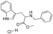 N-BENZYL-DL-TRYPTOPHANMETHYLESTERMONOHYDROCHLORIDE Struktur