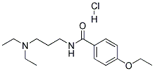 N-(3-(DIETHYLAMINO)PROPYL)-P-ETHOXYBENZAMIDEHYDROCHLORIDE Struktur