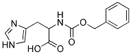 N(A)-BENZYLOXYCARBONYL-DL-HISTIDINE Struktur