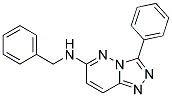 N-BENZYL-3-PHENYL-1,2,4-TRIAZOLO(4,3-B)PYRIDAZIN-6-AMINE Struktur