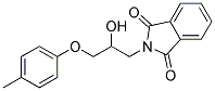 N-(2-HYDROXY-3-(P-TOLYLOXY)PROPYL)PHTHALIMIDE Struktur