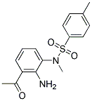 N-(3-ACETYL-2-AMINOPHENYL)-N-METHYL-P-TOLUENESULFONAMIDE Struktur