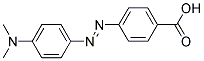 P-(P-(DIMETHYLAMINO)PHENYLAZO)BENZOICACID Struktur