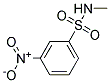 N-METHYL-M-NITROBENZENESULFONAMIDE Struktur