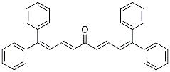 TRANS,TRANS-1,1,9,9-TETRAPHENYL-1,3,6,8-NONATETRAEN-5-ONE Struktur