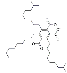 TRIISODECYL1,2,4-BENZENETRICARBOXYLATE Struktur