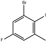 3-Bromo-5-fluoro-2-iodotoluene Struktur