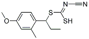 (4-Methoxy-2-methylphenyl)propyl-cyanocarbonimidodithioate Struktur