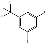 1-氟-3-碘-5-(三氟甲基)苯 結(jié)構(gòu)式