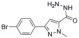 3-(4-Bromophenyl)-1-methyl-1H-pyrazole-5-carboxylicacidhydrazide Struktur