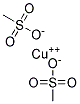 Copper methylsulfonate Struktur