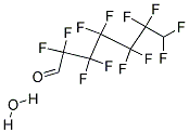 7H-Perfluoroheptanal hydrate Struktur