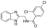 N-(1H-Benzimidazol-2-ylmethyl)-2,4-dichlorobenzenecarboxamide Struktur