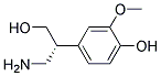 (R)-3-(4-HYDROXY-3-METHOXYPHENYL)-BETA-ALANINOL
 Struktur