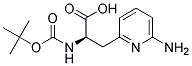 3-(6-AMINO-PYRIDIN-2-YL)-N-BOC-D-ALANINE
 Struktur