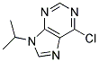 6-chloro-9-(1-methylethyl)-9H-purine Struktur