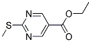 ethyl 2-(methylsulfanyl)pyrimidine-5-carboxylate Struktur