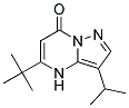 5-tert-butyl-3-(1-methylethyl)pyrazolo[1,5-a]pyrimidin-7(4H)-one Struktur