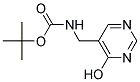 tert-butyl [(4-hydroxypyrimidin-5-yl)methyl]carbamate Struktur