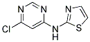 (6-Chloro-pyrimidin-4-yl)-thiazol-2-yl-amine Struktur