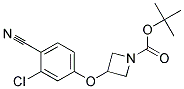 3-(3-Chloro-4-cyano-phenoxy)-azetidine-1-carboxylic acid tert-butyl ester Struktur