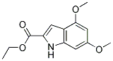 ethyl 4,6-dimethoxy-1H-indole-2-carboxylate Struktur