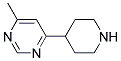 4-methyl-6-piperidin-4-ylpyrimidine Struktur