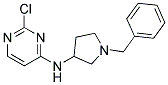 N-(1-benzylpyrrolidin-3-yl)-2-chloropyrimidin-4-amine Struktur