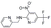 (3-Nitro-5-trifluoromethyl-pyridin-2-yl)-pyridin-2-ylmethyl-amine Struktur