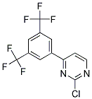 4-(3,5-Bis-trifluoromethyl-phenyl)-2-chloro-pyrimidine Struktur