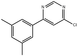 4-Chloro-6-(3,5-dimethyl-phenyl)-pyrimidine Struktur