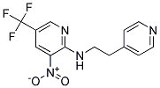 (3-Nitro-5-trifluoromethyl-pyridin-2-yl)-(2-pyridin-4-yl-ethyl)-amine Struktur