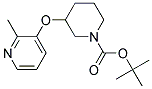 3-(2-Methyl-pyridin-3-yloxy)-piperidine-1-carboxylic acid tert-butyl ester Struktur