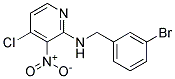 (3-Bromo-benzyl)-(4-chloro-3-nitro-pyridin-2-yl)-amine Struktur