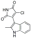 3-chloro-4-(2-methyl-1H-indol-3-yl)-1H-pyrrole-2,5-dione Struktur