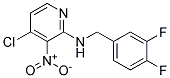 (4-Chloro-3-nitro-pyridin-2-yl)-(3,4-difluoro-benzyl)-amine Struktur