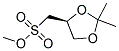 [(4S)-2,2-dimethyl-1,3-dioxolan-4-yl]methyl methanesulfonate Struktur