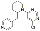 4-Chloro-6-(2-pyridin-4-ylmethyl-piperidin-1-yl)-pyrimidine Struktur