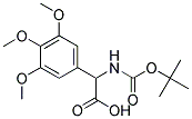 [(tert-butoxycarbonyl)amino](3,4,5-trimethoxyphenyl)acetic acid Struktur