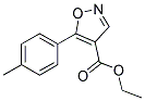 ethyl 5-(4-methylphenyl)isoxazole-4-carboxylate Struktur