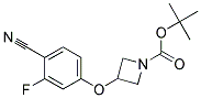 3-(4-Cyano-3-fluoro-phenoxy)-azetidine-1-carboxylic acid tert-butyl ester Struktur