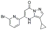 5-(6-bromopyridin-2-yl)-3-cyclopropylpyrazolo[1,5-a]pyrimidin-7(4H)-one Struktur