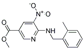 6-(2-Methyl-benzylamino)-5-nitro-nicotinic acid methyl ester Struktur