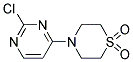 4-(2-chloropyrimidin-4-yl)thiomorpholine 1,1-dioxide Struktur