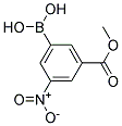 3-CARBOMETHOXY-5-NITROPHENYLBORONIC ACID Struktur