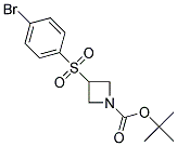 TERT-BUTYL 3-(4-BROMOPHENYLSULFONYL) AZETIDINE-1-CARBOXYLATE Struktur