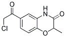 6-(CHLOROACETYL)-2-METHYL-2H-1,4-BENZOXAZIN-3(4H)-ONE Struktur